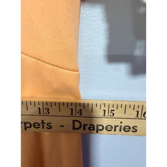 Vintage Joni Blair of California Maxi Dress with Lace Sleeves size 14 (modern 8) - Picture 7 of 7